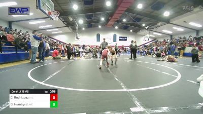 64 lbs Consi Of 16 #2 - Clement Rodriquez, Owasso Takedown Club vs Gunnar Humbyrd, Jay Wrestling Club