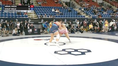 235 lbs Champ. Rd Of 64 - Abigail Paglia, New Jersey vs Shelby Wells, Texas