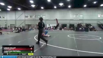 120 lbs Semis & 1st Wrestleback (8 Team) - Logan Sallot, Pennsylvania vs Christian Fretwell, Florida