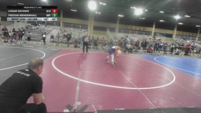 120 lbs Consi Of 8 #2 - Logan Hayashi, Dethrone WC vs Tristan Mendenhall, Inwtc