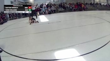 8 lbs 3rd Place Match - Dayton Wrench, Millard South Wrestling Club vs Crue Williams, Central City JR. Wrestling
