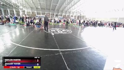 56 lbs Champ. Round 1 - Waylon Martin, ID vs Zackary Mayer, NV