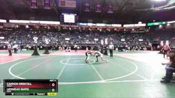 114 lbs 5th Place Match - Leonidas Giatis, HDH1 vs Cannon Driscoll, WSW1