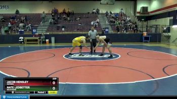 220 lbs Round 3 - Jacob Hensley, Hayden vs Nate Ledbetter, Buckhorn