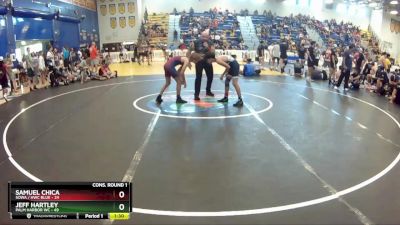 106 lbs Quarters & Wb (16 Team) - Samuel Chica, SOWA / HWC BLUE vs Jeff Hartley, Palm Harbor WC