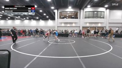145 lbs Quarters - Anna Ballard, George Jenkins High School Wrestling vs Bella Lin, Team Ohio