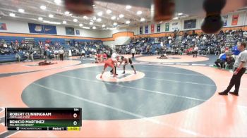 184 lbs Champ. Round 1 - Robert Cunningham, Cortland State vs Benicio Martinez, Millikin University