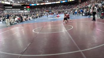 3A 126 lbs Quarterfinal - Carsun Hinkelmann, Kellogg vs JT Cutler, Soda Springs