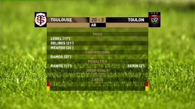 Replay: Stade Toulousain vs RC Toulonnais | Sep 11 @ 7 PM