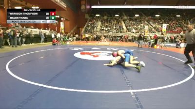 2A-120 lbs Quarterfinal - Haven Vrana, Upton vs Branson Thompson, Shoshoni