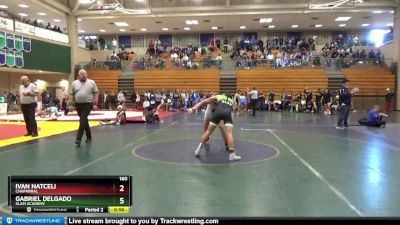 160 lbs Quarterfinal - ZACH WATERHOUSE, Granite Hills vs Seth Iten, Holtville