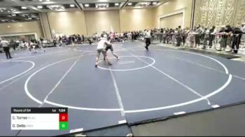 170 lbs Round Of 64 - Cody Torres, Blackcat WC vs Dominic DeBo, North Coast Grapplers