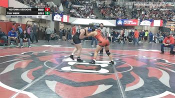 G - 190 lbs 7th Place Match - Tilli Werk, Havre (Girls) vs Keyenna DeRoche, Browning (Girls)