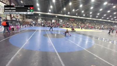 75 lbs Round 1 - Taylynn Lane, Sheridan Wrestling Club vs Kinley Leintz, Team Champs