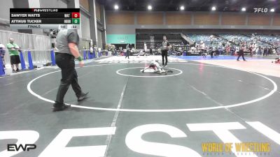 43 lbs Final - Sawyer Watts, Mat Demon Wrestling Club vs Attikus Tucker, Hobbs Elite Wrestling