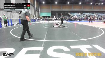 43 lbs Final - Sawyer Watts, Mat Demon Wrestling Club vs Attikus Tucker, Hobbs Elite Wrestling