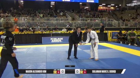 Sulaiman Marc S. Siddiqi vs Mason Alexander Kim 2025 Pan Kids Jiu-Jitsu IBJJF Championship