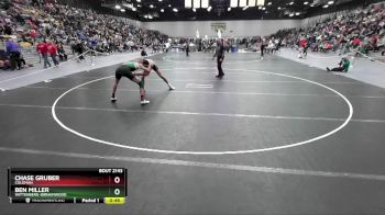 150 lbs Cons. Round 7 - Chase Gruber, Coleman vs Ben Miller, Wittenberg-Birnamwood