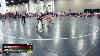 144 lbs Round 7 (10 Team) - Caleb Kirkpatrick, Fight Barn WC vs Dana Law, Florida Elite Wrestling Academy