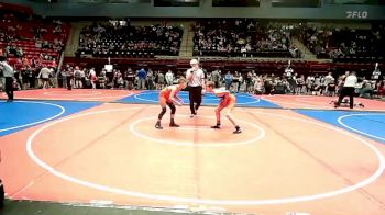 96 lbs Quarterfinal - Rowdy Hupman, Sperry Wrestling Club vs Michael Dawson, Pawhuska Elks Takedown