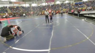 80 lbs Round Of 16 - Atlee Martinez, Gunnison Middle School vs Carly Wood, West Grand MS