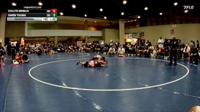 105 lbs Quarterfinal - Collyn Mihelic, Elevation Wrestling Club vs Owen Young, Elevate Wrestling Club