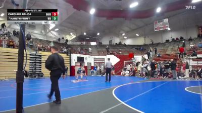 125 lbs Semifinal - Kahlyn Fouty, Whiteland vs Caroline Balica, Plymouth