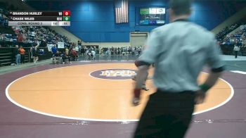 3 - 175 lbs Cons. Round 2 - Chase Wiles, New Kent vs Brandon Hurley, William Byrd