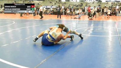 145 lbs Rr Rnd 2 - Ethan Bosco, Quest School Of Wrestling Gold - HSB vs Nicolas Bribitzer, Triumph Maize - HSB