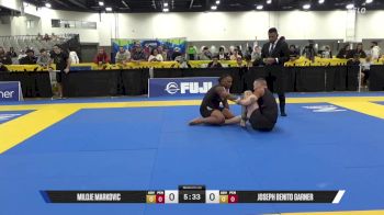 Joseph Benito Garner vs Miloje Markovic 2025 World IBJJF Jiu-Jitsu No-Gi Championship