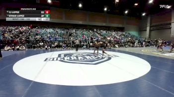132 lbs Champ. Round 3 - Cj Lopez, Elk Grove vs Ethan Lopez, Pitman