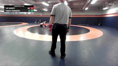 138 lbs Semifinal - Jeratt Robinson, 208 Spartans vs Jet Abbott, Juab Wrestling Club