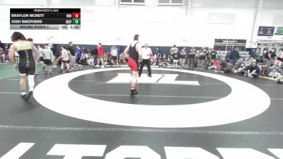 190 lbs Round Robin 2 - Braylon Mcnett, Indiana Outlaws Black-HS vs Josh Smothers, Aquinas-HS