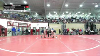 150 lbs Champ. Round 3 - Joseph Fritts, North Newton vs Cayden Jones, Oak Hill