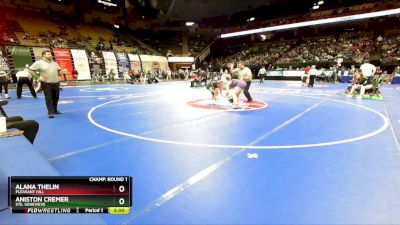 170 Class 1 lbs Champ. Round 1 - Alana Thelin, Pleasant Hill vs Aniston Cremer, Ste. Genevieve