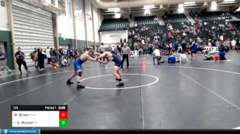 174 lbs Semifinal - Gage Musser, Air Force vs Max Bruss, Mary