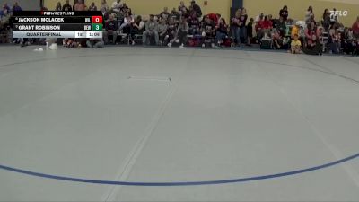 120 lbs Quarterfinal - Grant Robinson, BEWA vs Jackson Molacek, Willmar