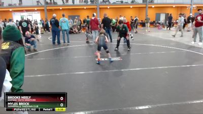 60 lbs 2nd Place Match - Brooks Neely, Eastside Youth Wrestling vs Myles Brock, Summerville Takedown Club
