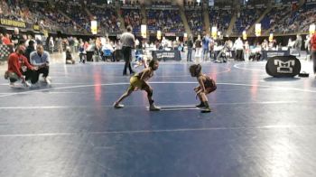 45 lbs Round Of 16 - Codie Caldarelli, East Penn vs Zalaiyah Walker, Kiski Area