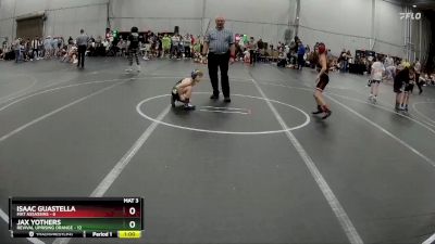 56 lbs Round 3 (3 Team) - Jax Yothers, Revival Uprising Orange vs Isaac Guastella, Mat Assassins