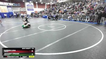 113 lbs Cons. Round 3 - Barron Luna, Arroyo vs Anthony Strahm, Holtville