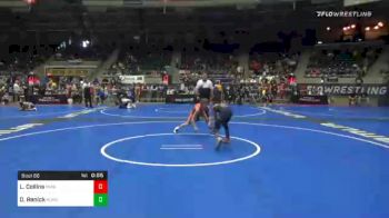 92 lbs Consolation - Landon Collins, Mission Arlington Wrestling vs Dane Renick, Honey Badger WC