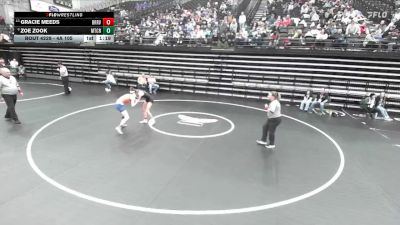 4A 105 lbs Cons. Round 2 - Zoe Zook, Mountain Crest vs Gracie Meeds, Bear River