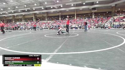 46 lbs Cons. Round 1 - Bishop Turner, Independence vs Hayes Henderson, Team Central