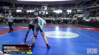 6A 165 lbs Cons. Round 2 - La`Garius Ephraim, Pinson Valley vs Hunter Evans, Northridge High School