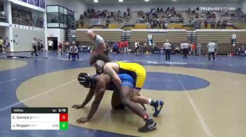 285 lbs Consi Of 16 #2 - Eric Gamble Jr, Pitt-Johnstown -Unattached vs Joshua Boggan, Kent State