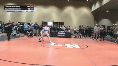 175 lbs Cons. Rd Of 16 - Peter Sadchikov, Gold Schopp Wrestling Club vs Evan Christianson, Team Tugman Wrestling