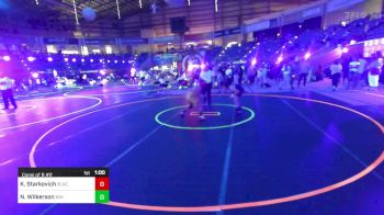 102 lbs Consi Of 8 #2 - Kaiden Starkovich, Black Fox Wrestling Academy vs Nathaniel Wilkerson, Bay Area Dragons WC