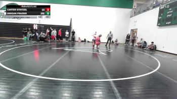 157 lbs Cons. Round 6 - Carter Stritzel, Lafayette High School vs Deegan Frazier, Jr Viking Wrestling Club