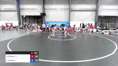 63 kg Rr Rnd 3 - Sage O'Brien, Virginia Red vs Ella Poalillo, Jersey United Pink